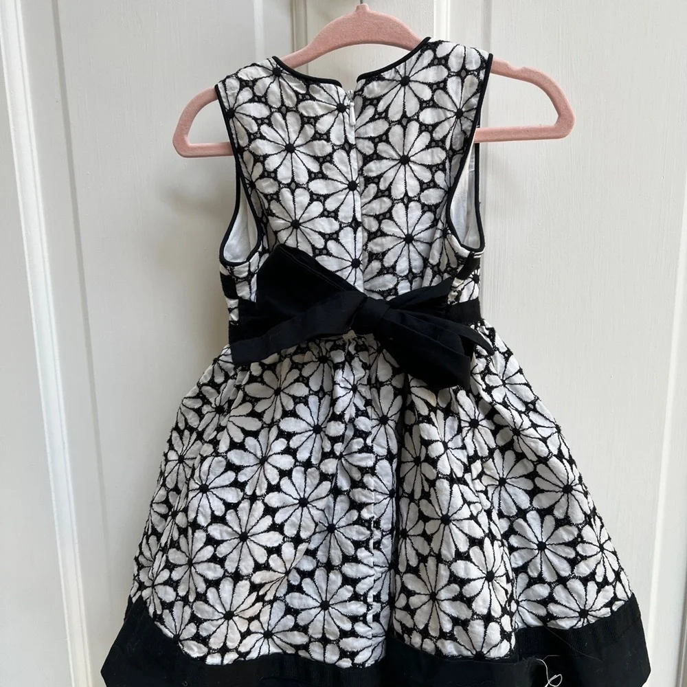 NWOT The Children’s Place 24M Black and White Formal Sundress